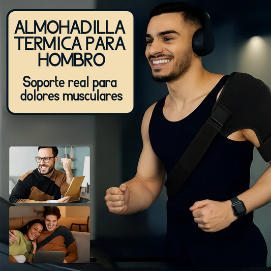 ALMOHADILLA TÉRMICA PARA HOMBRO - CALEFACCIÓN Y ALIVIO PARA DOLOR MÚSCULAR